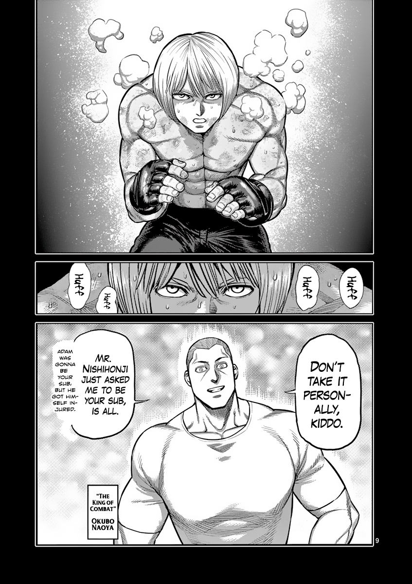Kengan Asura Chapter 183 page 9 - Chapter 183: Stubborn