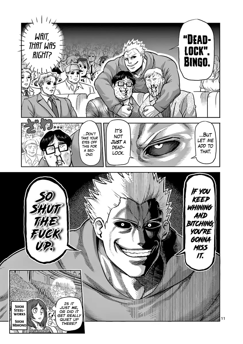 Kengan Asura Chapter 185 page 11 - Chapter 185: Deadlock