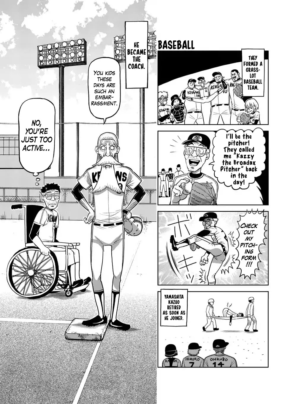 Kengan Asura Chapter 188.5 page 27 - Chapter 188.5: 4-Panel Extras (4)