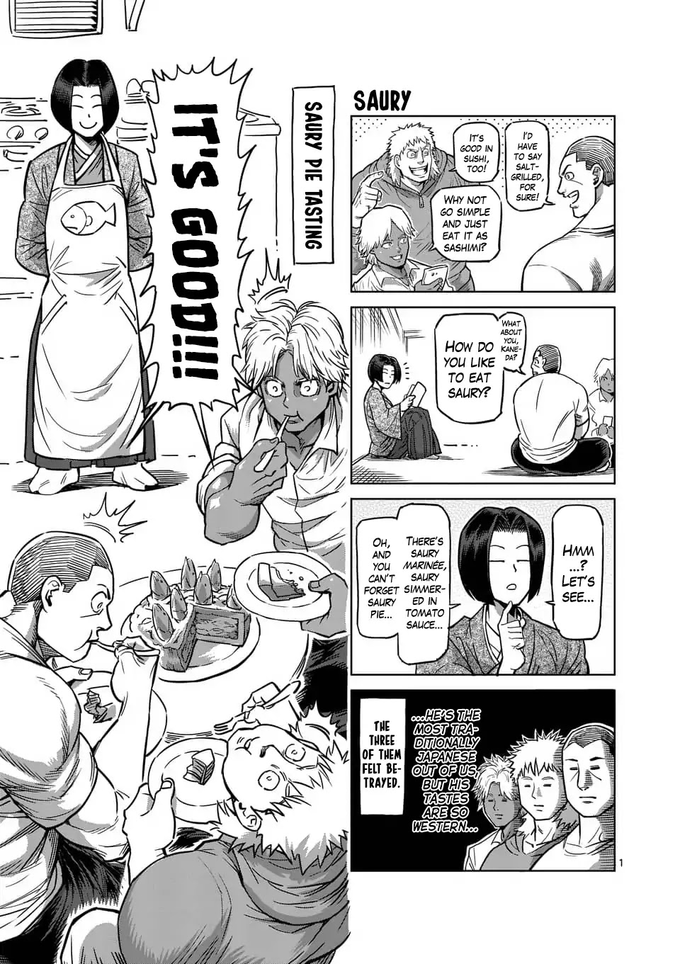 Kengan Asura Chapter 188.5 page 3 - Chapter 188.5: 4-Panel Extras (4)