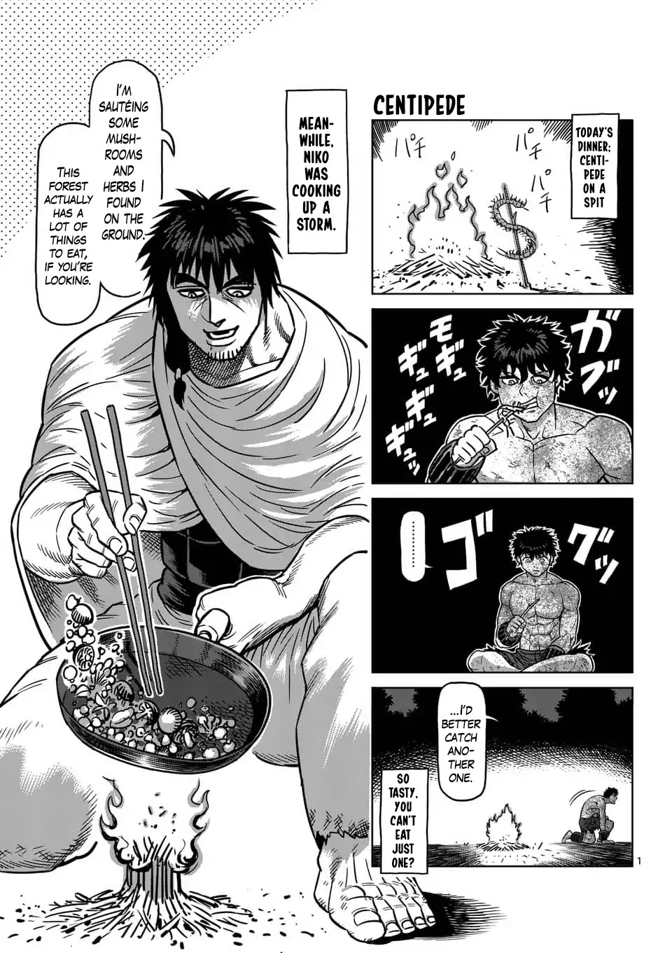Kengan Asura Chapter 188.5 page 9 - Chapter 188.5: 4-Panel Extras (4)