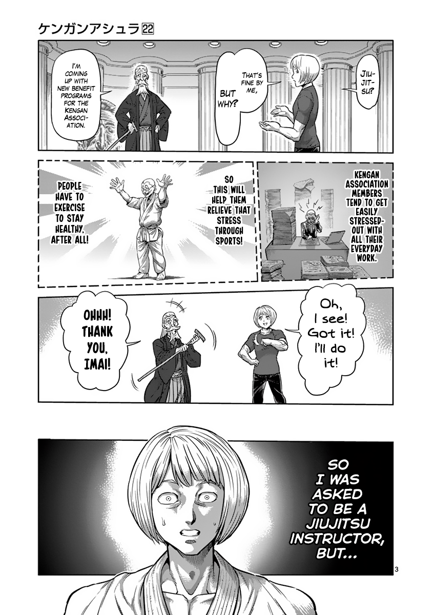 Kengan Asura Chapter 190.5 page 3 - Chapter 190.5: Suffering
