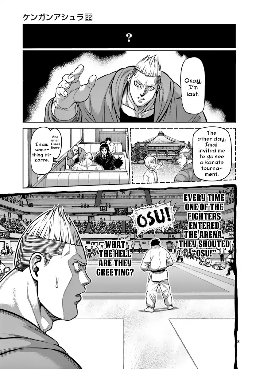 Kengan Asura Chapter 190.6 page 8 - Chapter 190.6: Japan