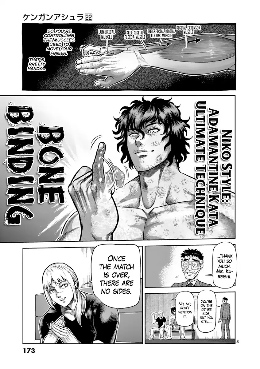 Kengan Asura Chapter 190 page 3 - Chapter 190: Bone