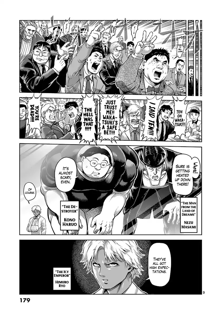 Kengan Asura Chapter 190 page 9 - Chapter 190: Bone
