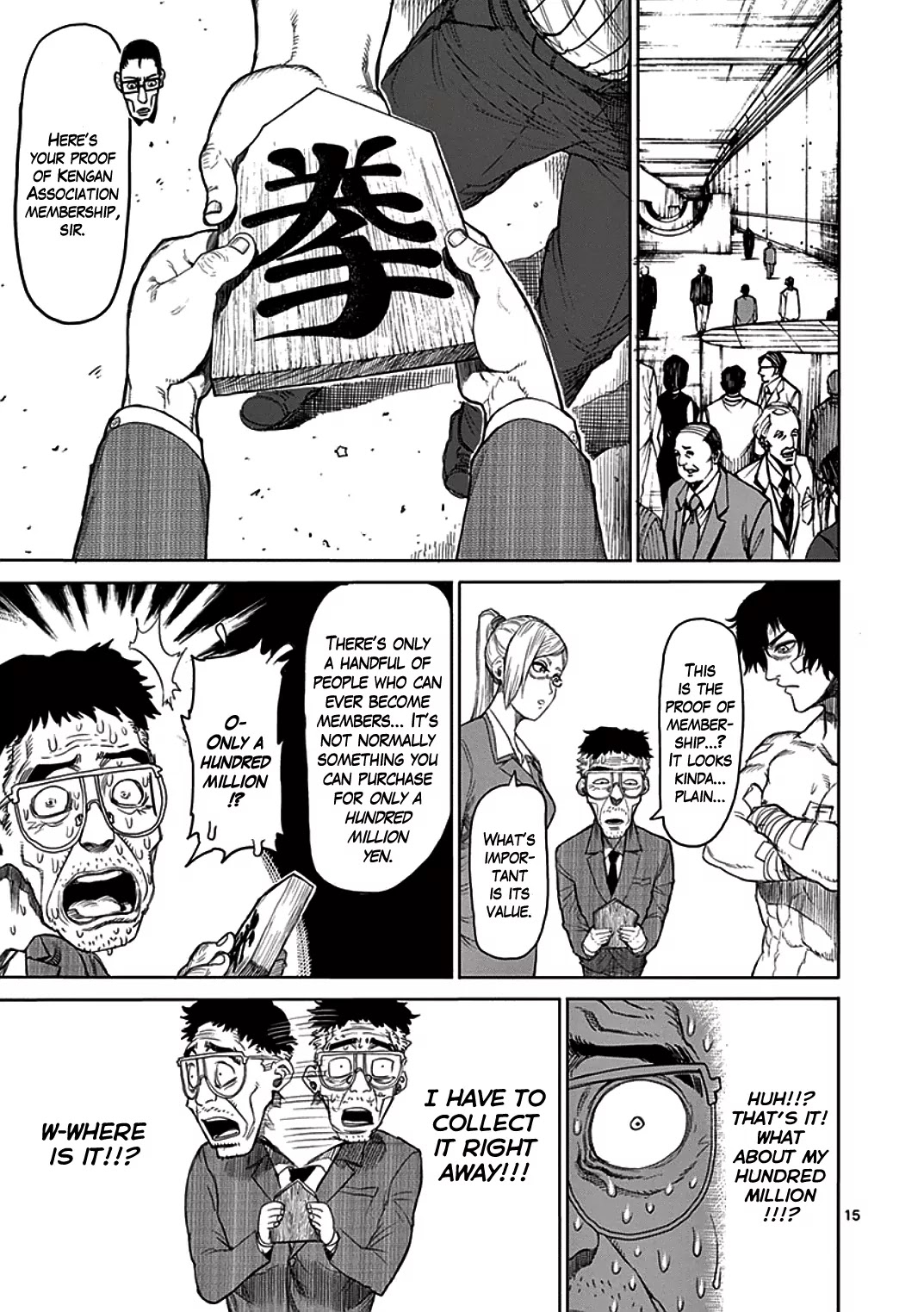 Kengan Asura Chapter 20 page 15 - Chapter 20: Member