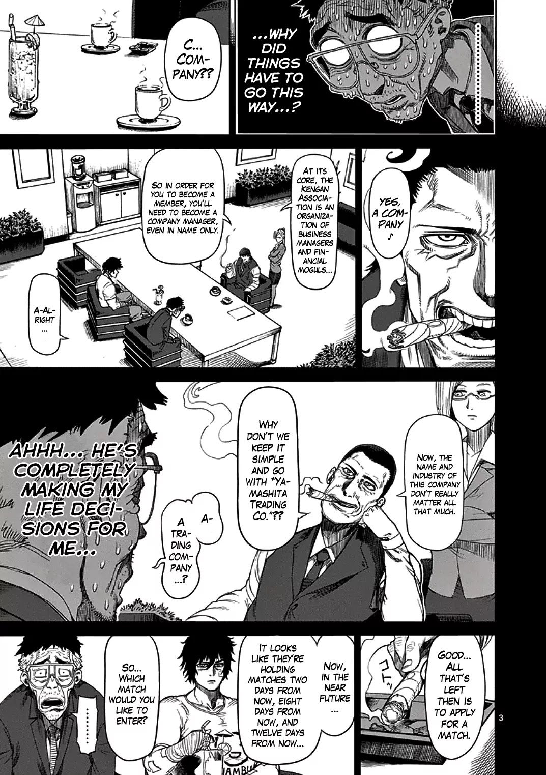 Kengan Asura Chapter 20 page 3 - Chapter 20: Member