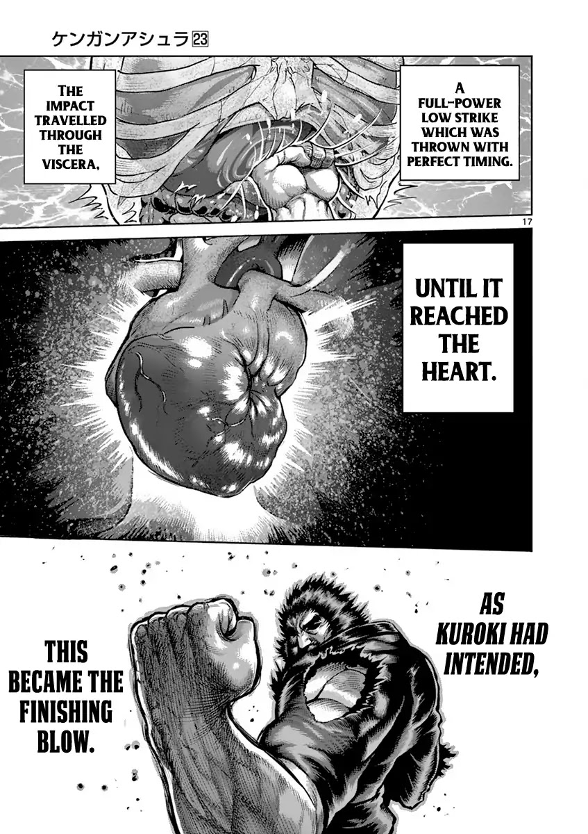 Kengan Asura Chapter 200 page 17 - Chapter 200: Motionless