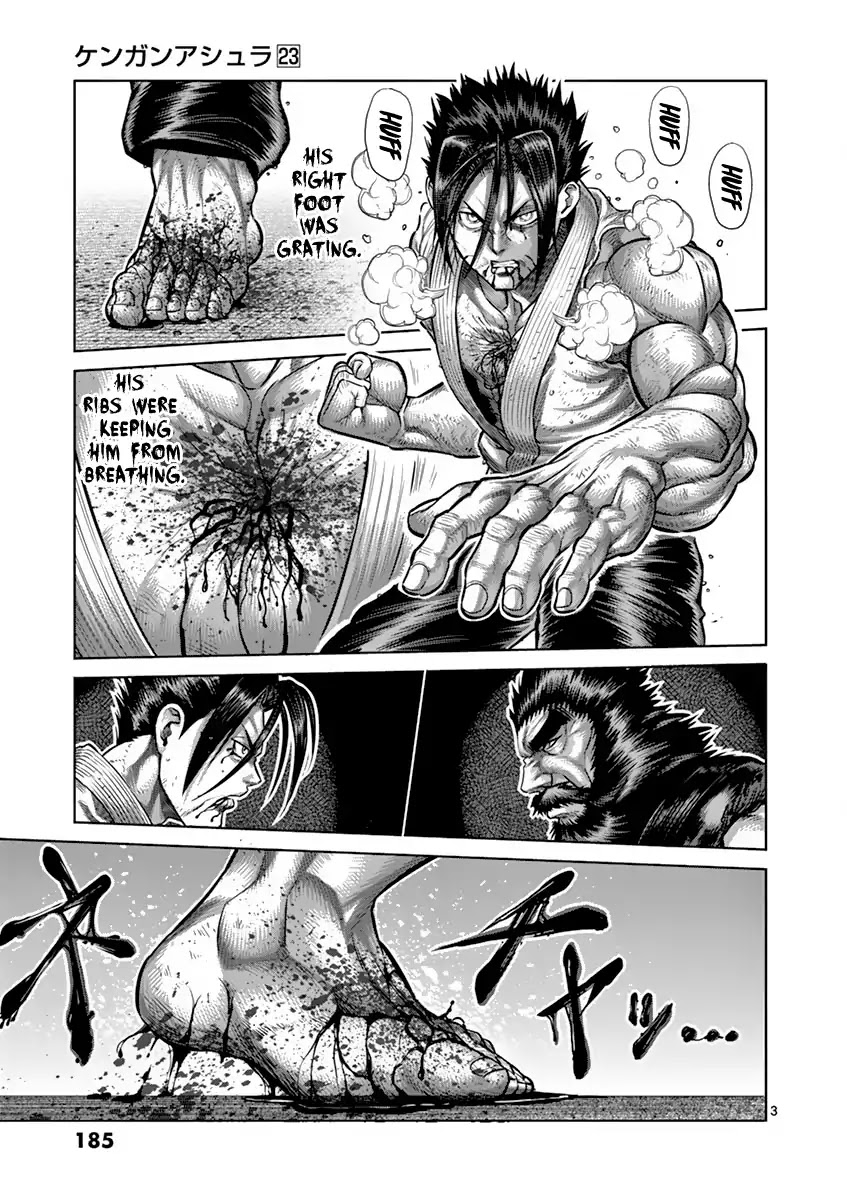 Kengan Asura Chapter 200 page 3 - Chapter 200: Motionless