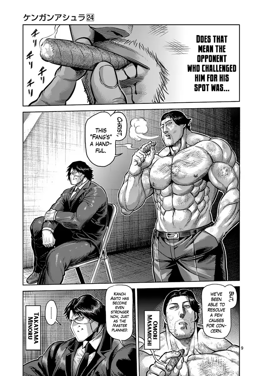 Kengan Asura Chapter 202 page 9 - Chapter 202: Time