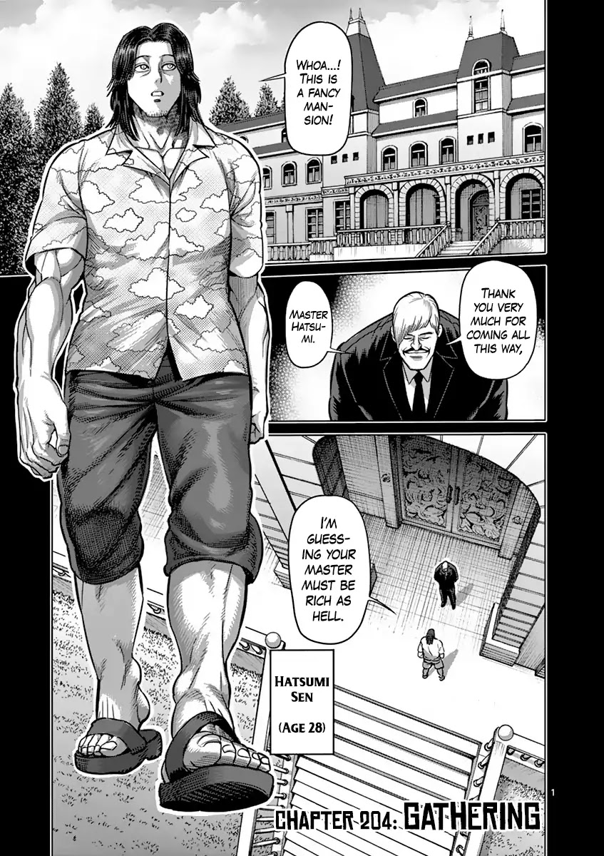 Kengan Asura Chapter 204 page 1 - Chapter 204: Gathering
