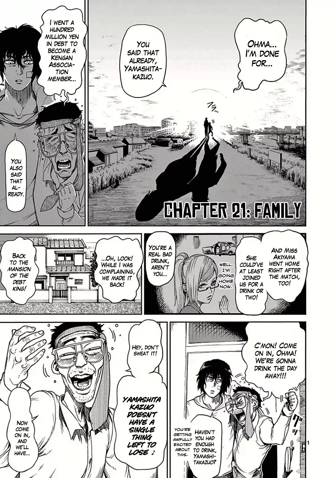 Kengan Asura Chapter 21 page 1 - Chapter 21: Family