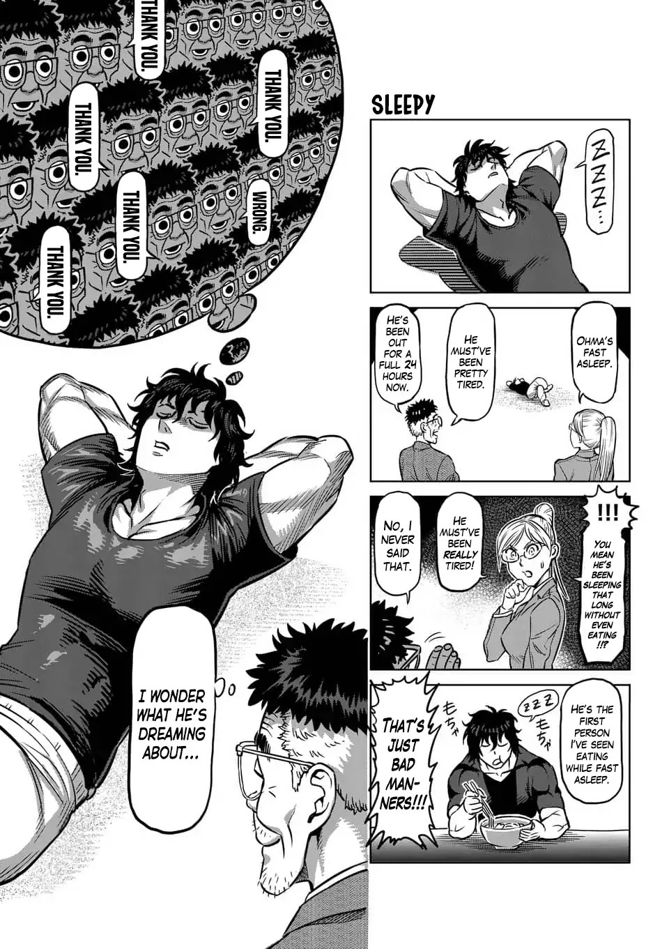 Kengan Asura Chapter 212.5 page 15 - Chapter 212.5: 4-Panel Extras (5)