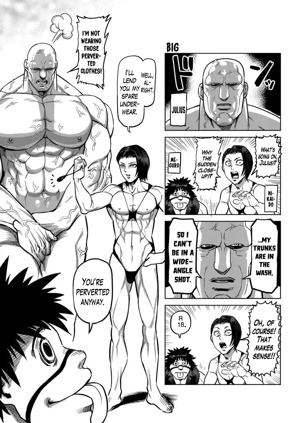 Kengan Asura Chapter 212.5 page 16 - Chapter 212.5: 4-Panel Extras (5)