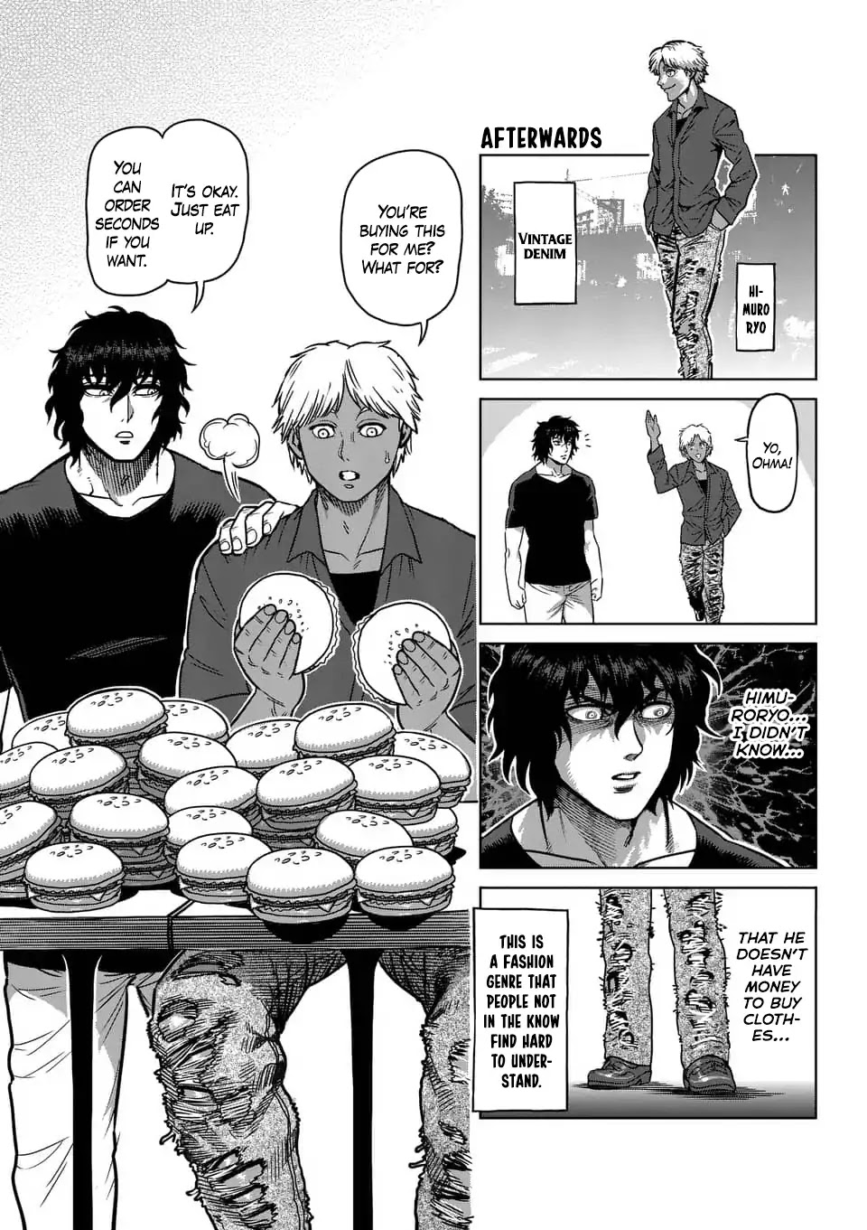 Kengan Asura Chapter 212.5 page 19 - Chapter 212.5: 4-Panel Extras (5)