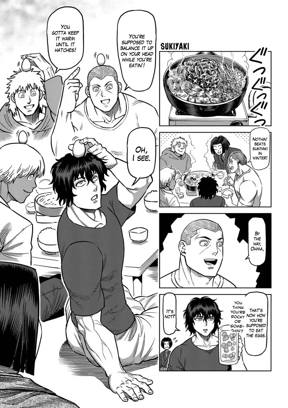 Kengan Asura Chapter 212.5 page 25 - Chapter 212.5: 4-Panel Extras (5)