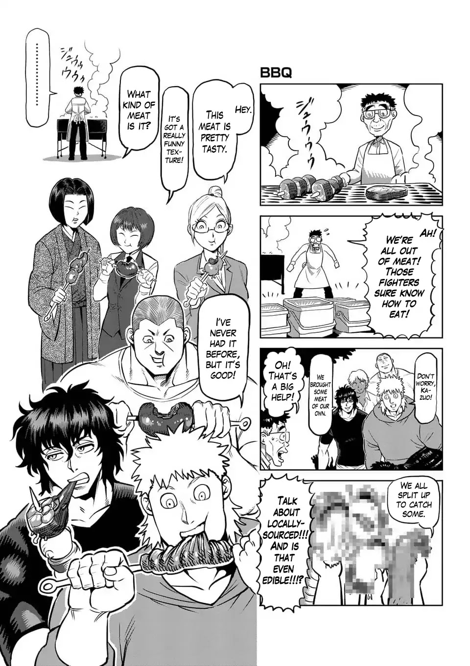 Kengan Asura Chapter 212.5 page 3 - Chapter 212.5: 4-Panel Extras (5)