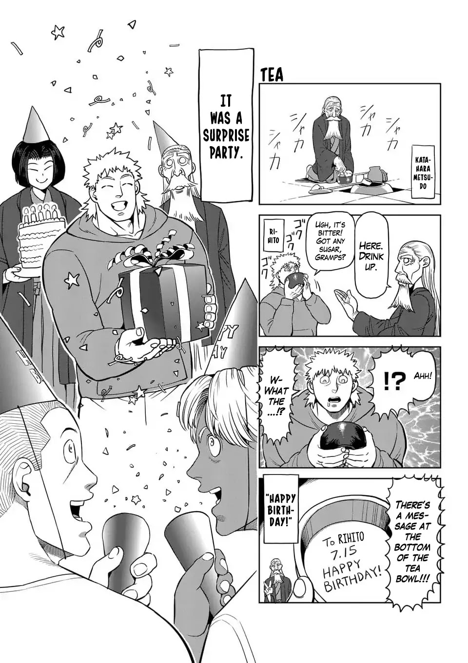 Kengan Asura Chapter 212.5 page 5 - Chapter 212.5: 4-Panel Extras (5)