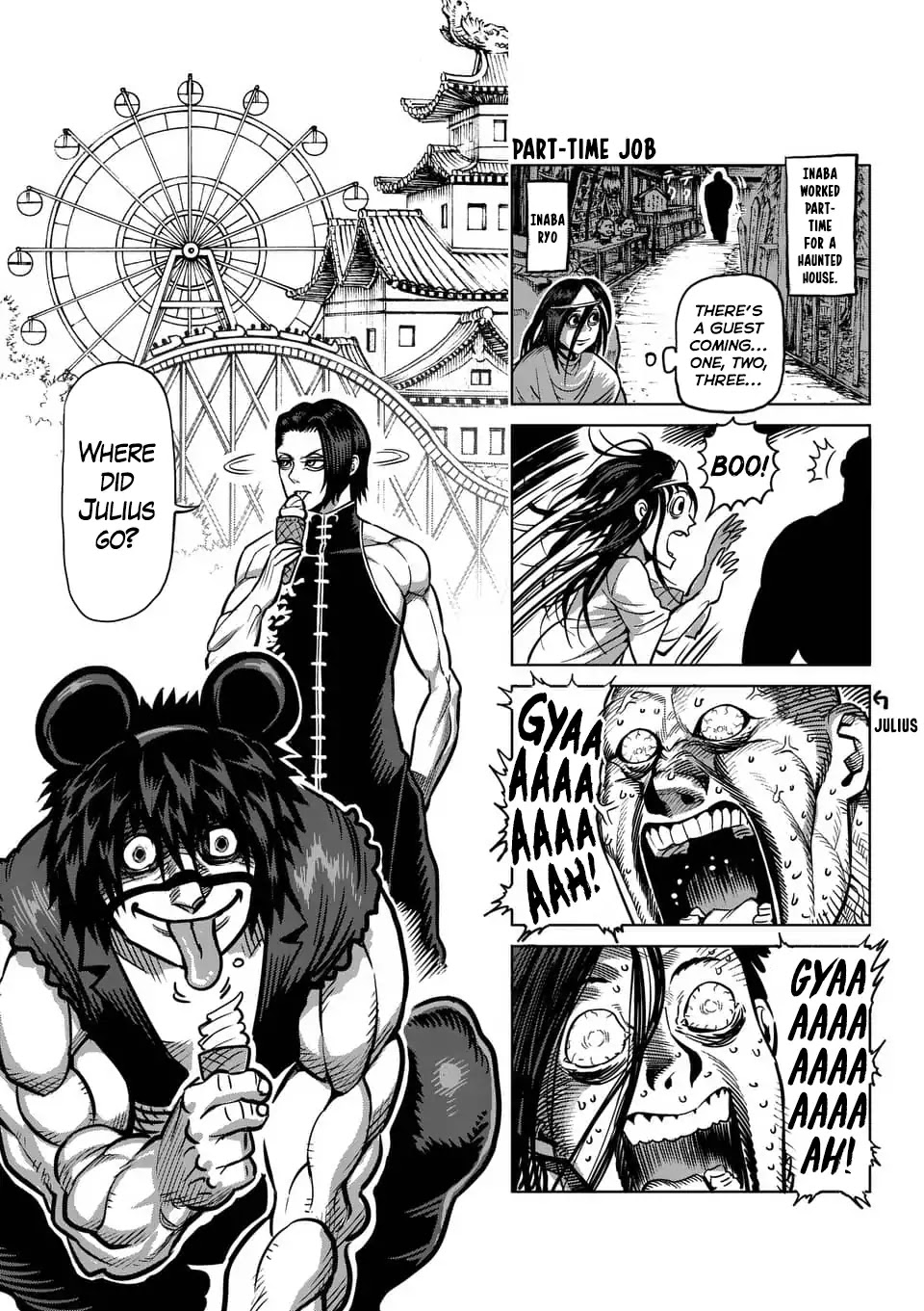 Kengan Asura Chapter 212.5 page 9 - Chapter 212.5: 4-Panel Extras (5)
