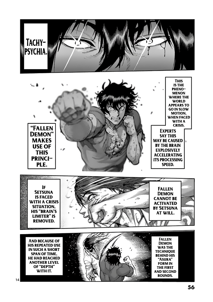 Kengan Asura Chapter 213 page 14 - Chapter 213: Fallen