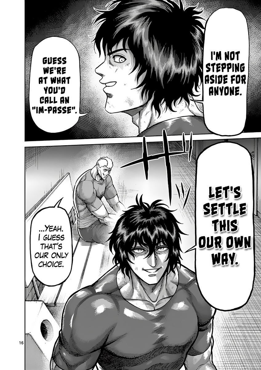 Kengan Asura Chapter 215 page 16 - Chapter 215: Substitution