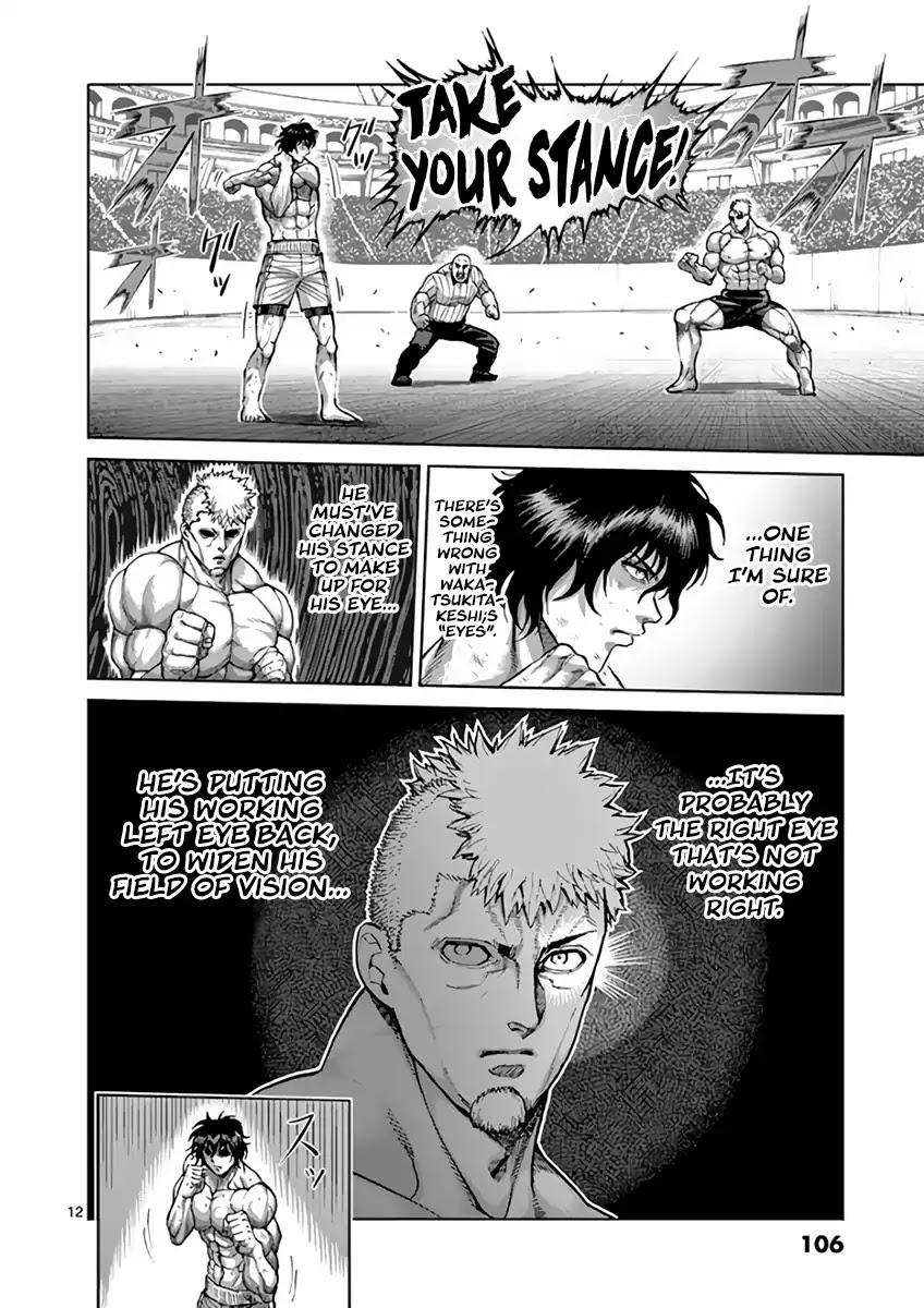 Kengan Asura Chapter 216 page 12 - Chapter 216: Wakatsuki