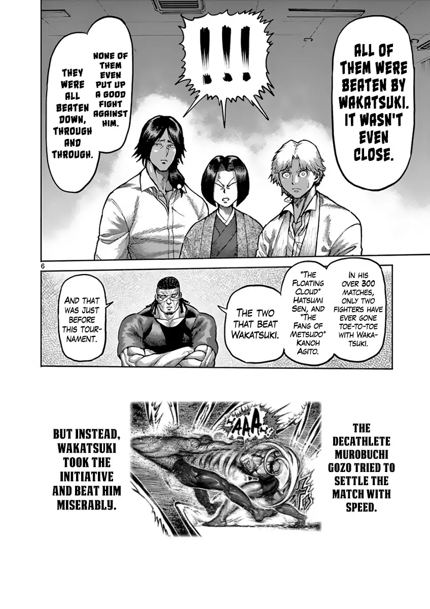 Kengan Asura Chapter 216 page 6 - Chapter 216: Wakatsuki