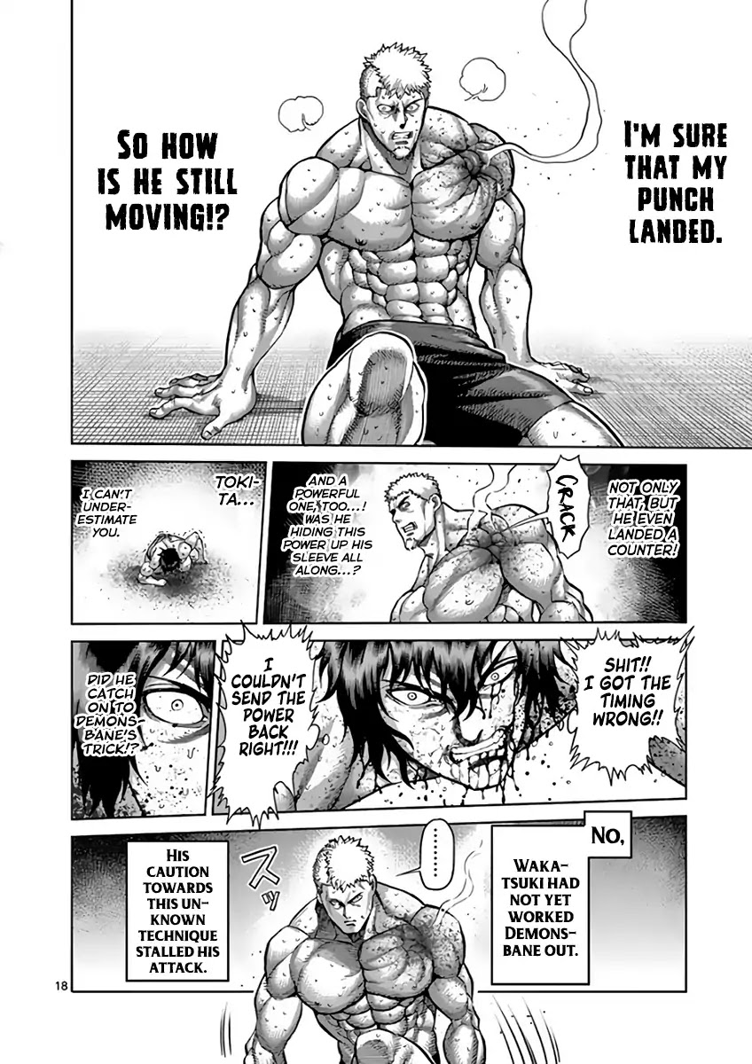 Kengan Asura Chapter 218 page 18 - Chapter 218: Chain
