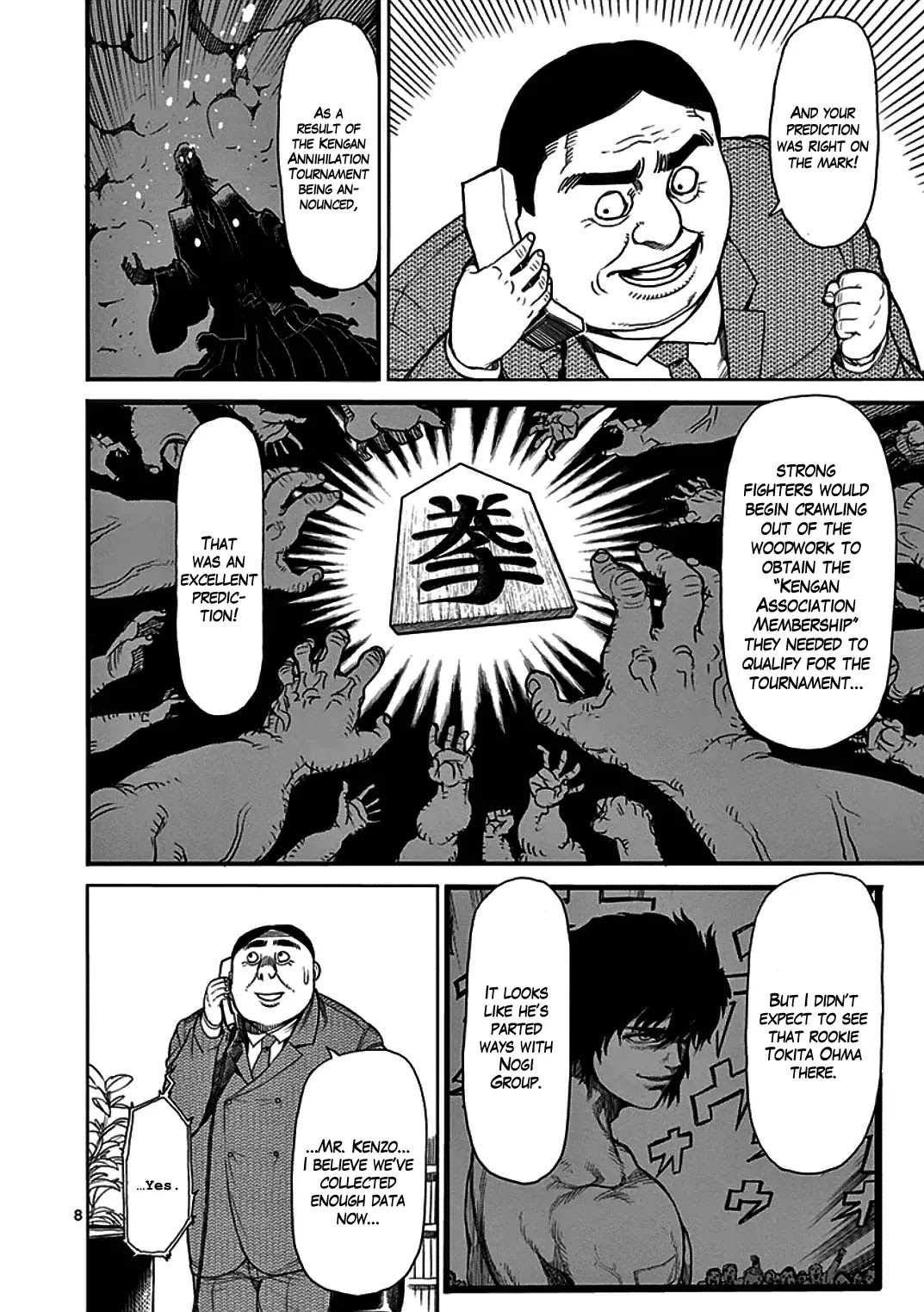 Kengan Asura Chapter 22 page 8 - Chapter 22: Ambition