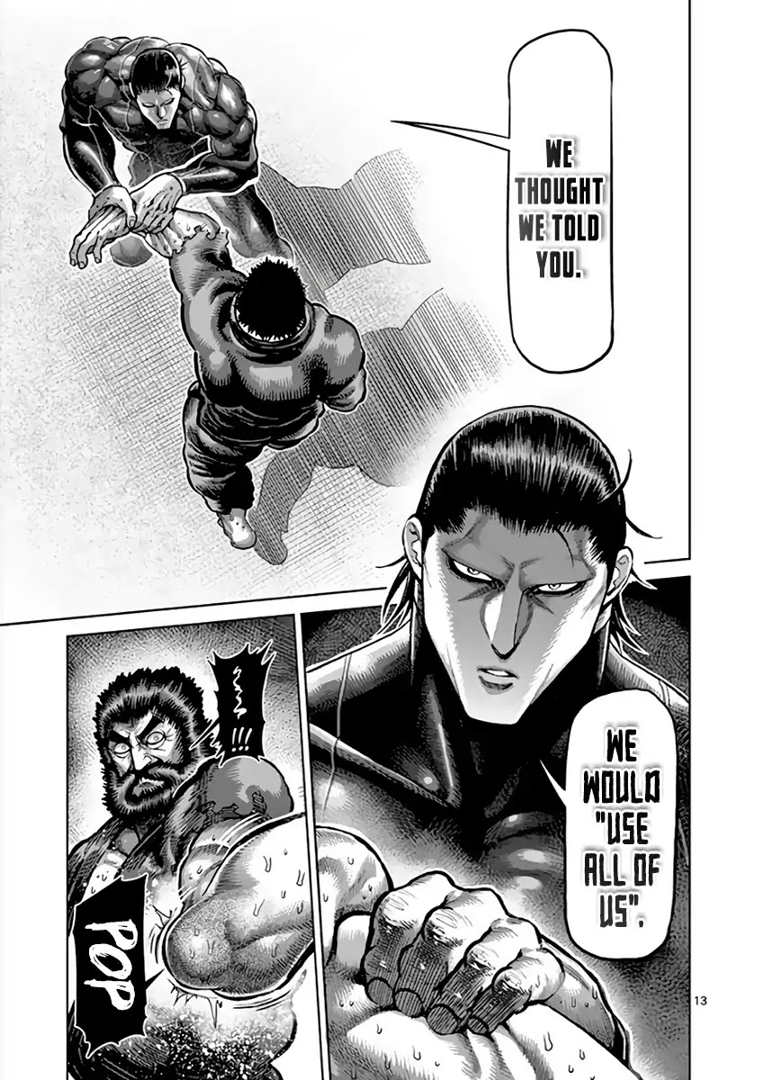 Kengan Asura Chapter 224 page 13 - Chapter 224: Violence