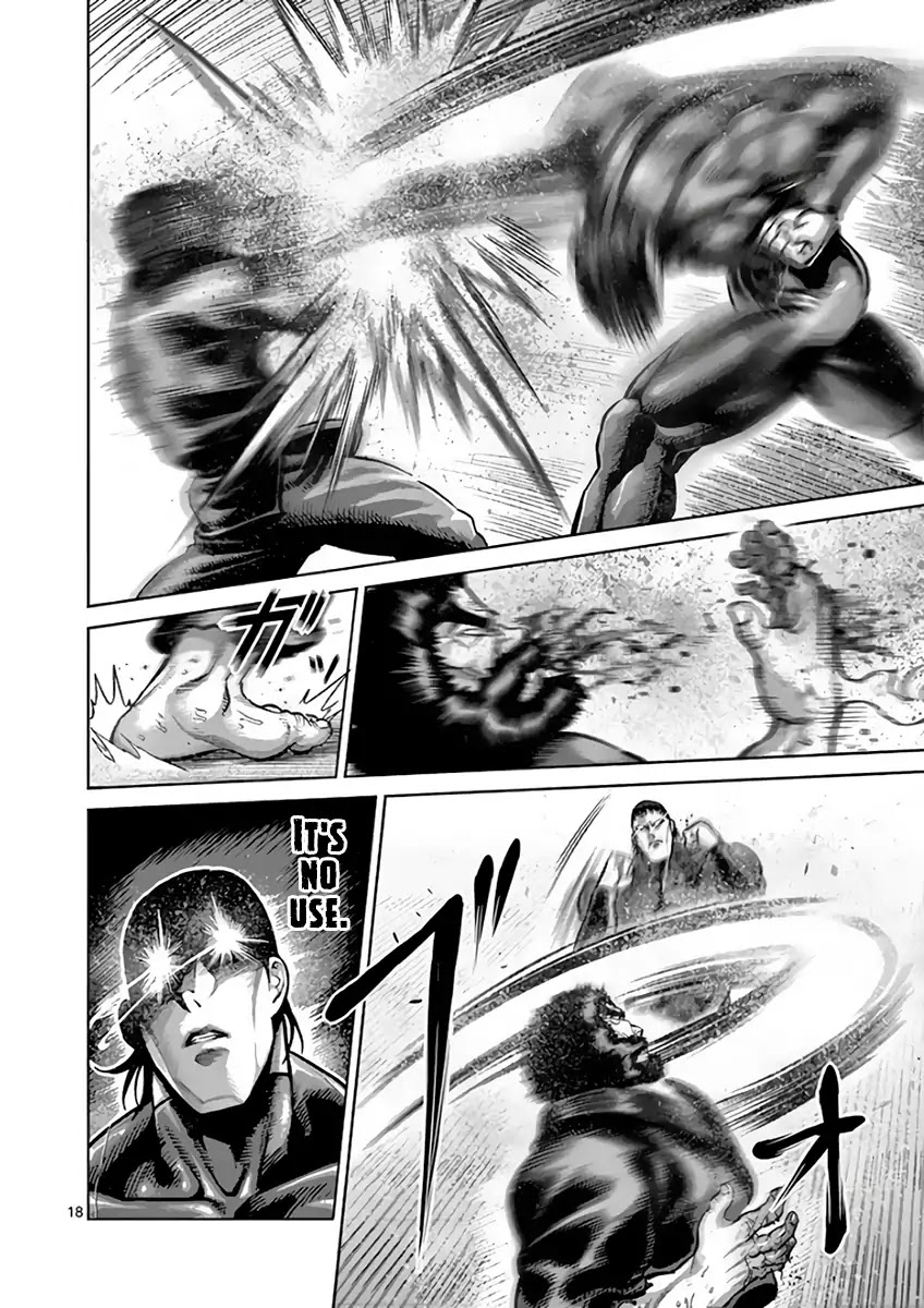 Kengan Asura Chapter 224 page 18 - Chapter 224: Violence