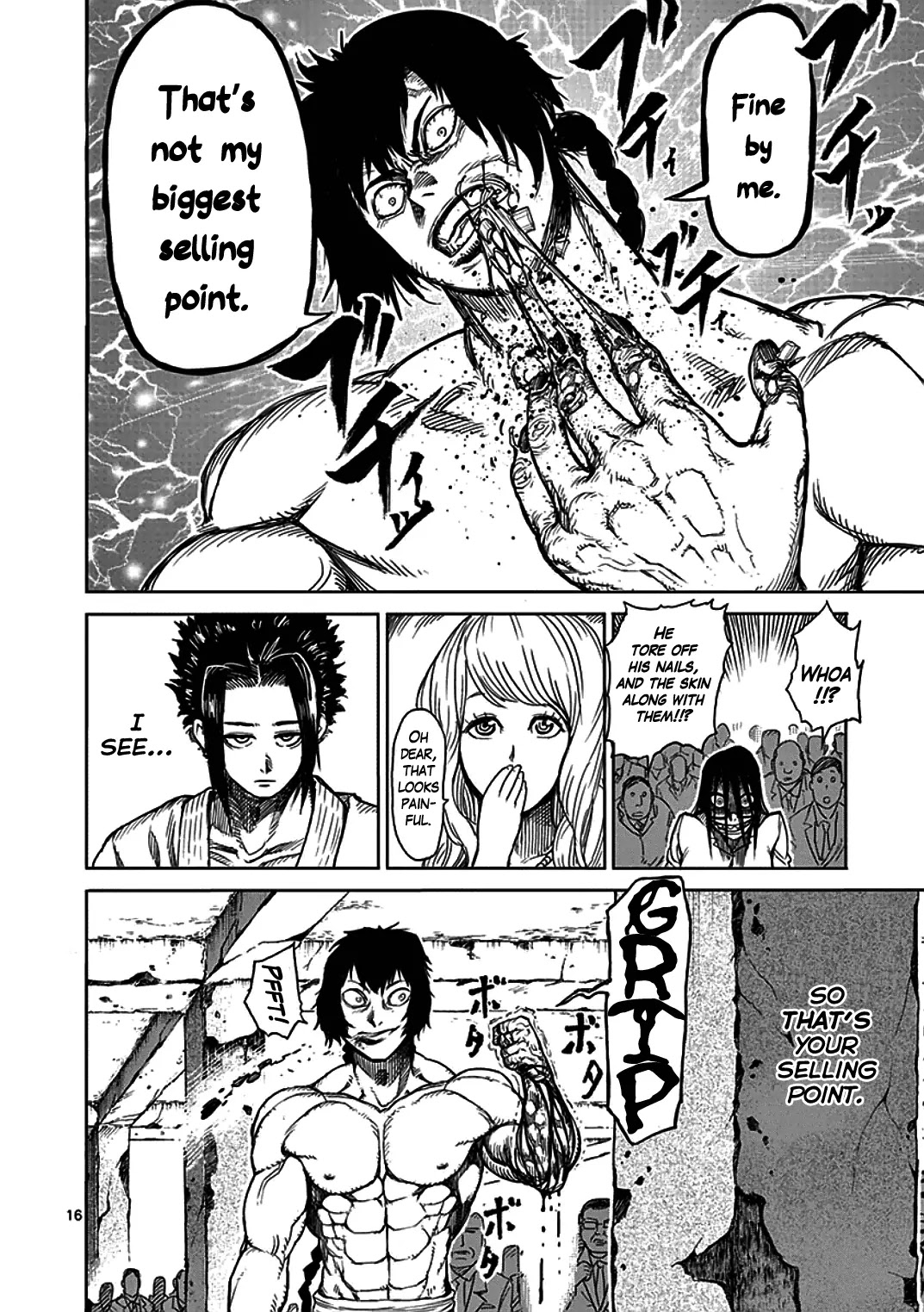 Kengan Asura Chapter 23.5 page 16 - Chapter 23.5: Heroines