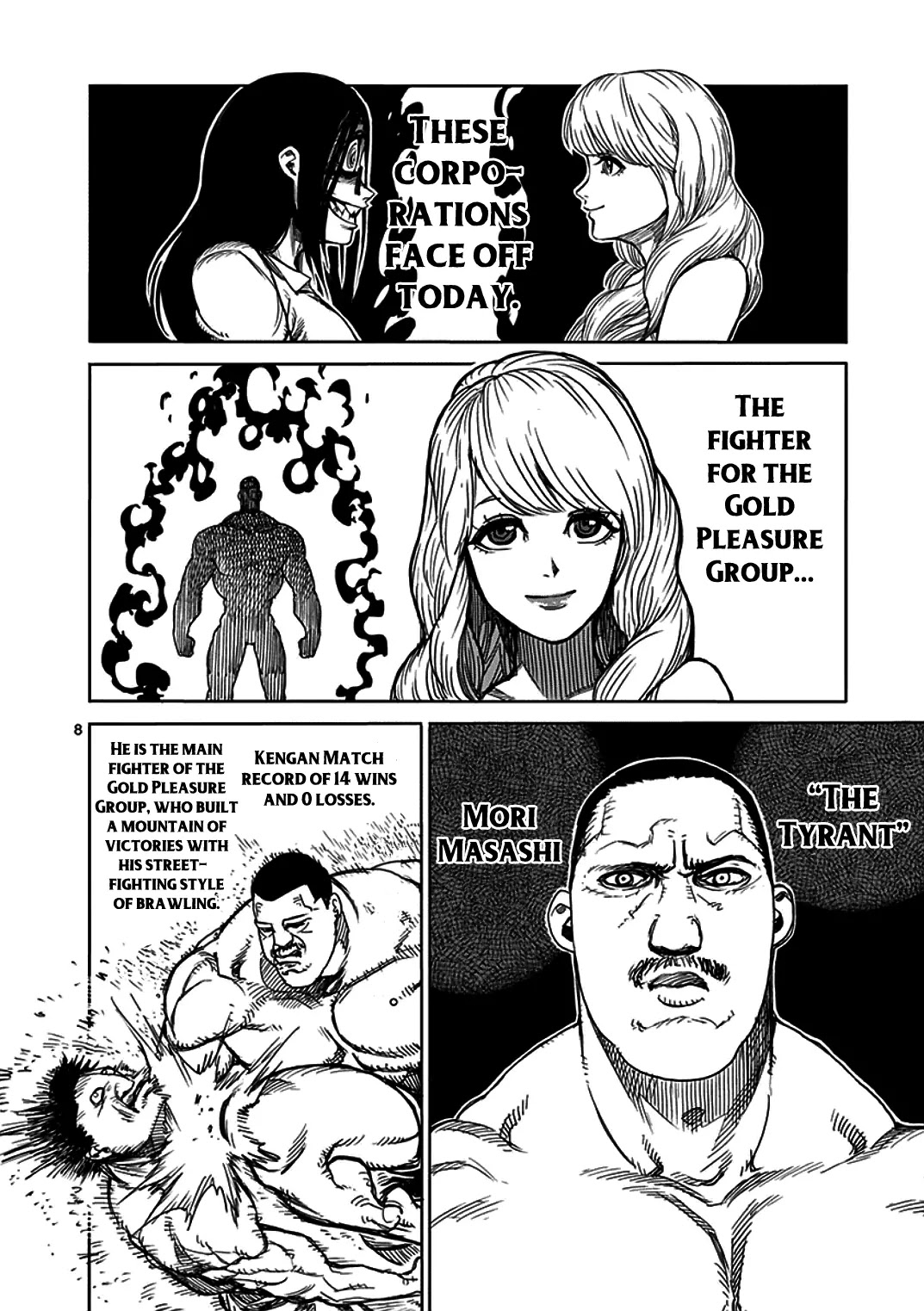 Kengan Asura Chapter 23.5 page 8 - Chapter 23.5: Heroines