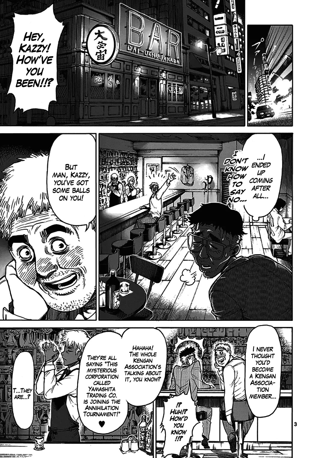 Kengan Asura Chapter 23 page 3 - Chapter 23: Reunion
