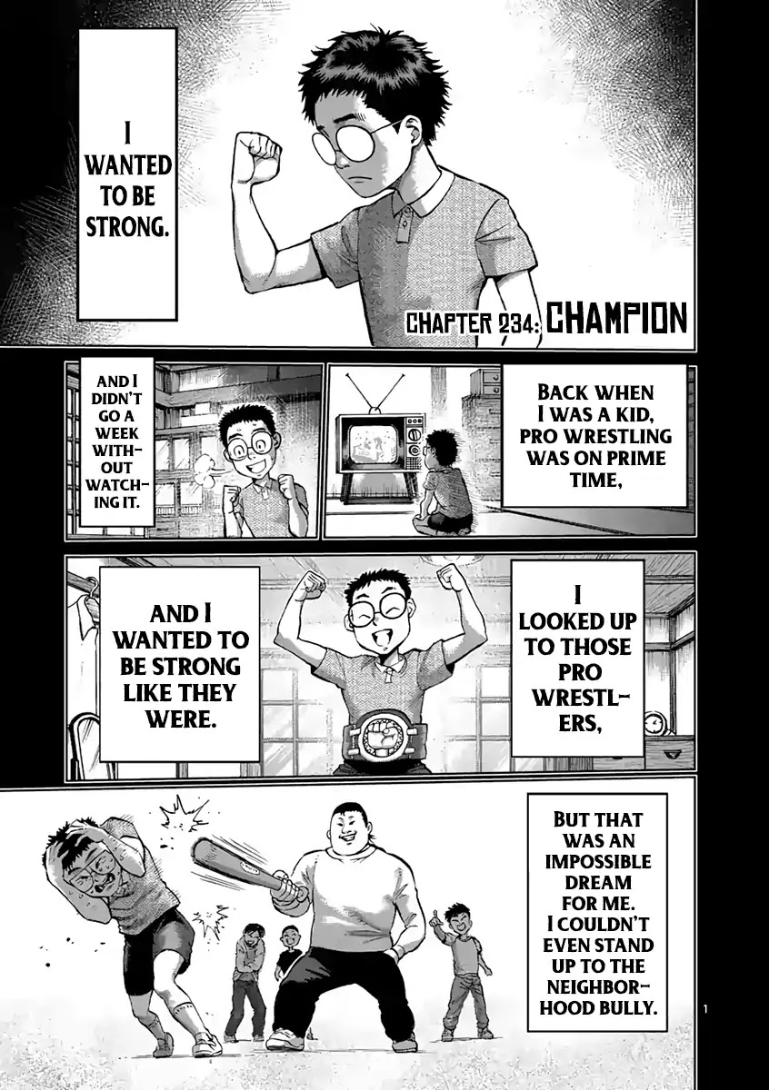 Kengan Asura Chapter 234 page 1 - Chapter 234: Champion
