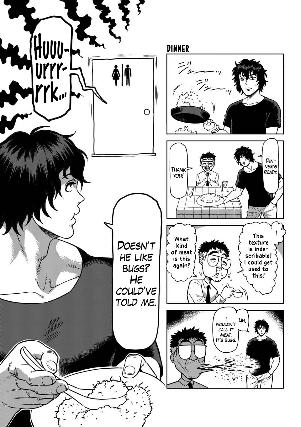 Kengan Asura Chapter 236.5 page 12 - Chapter 236.5: 4-Panel Extras (6)