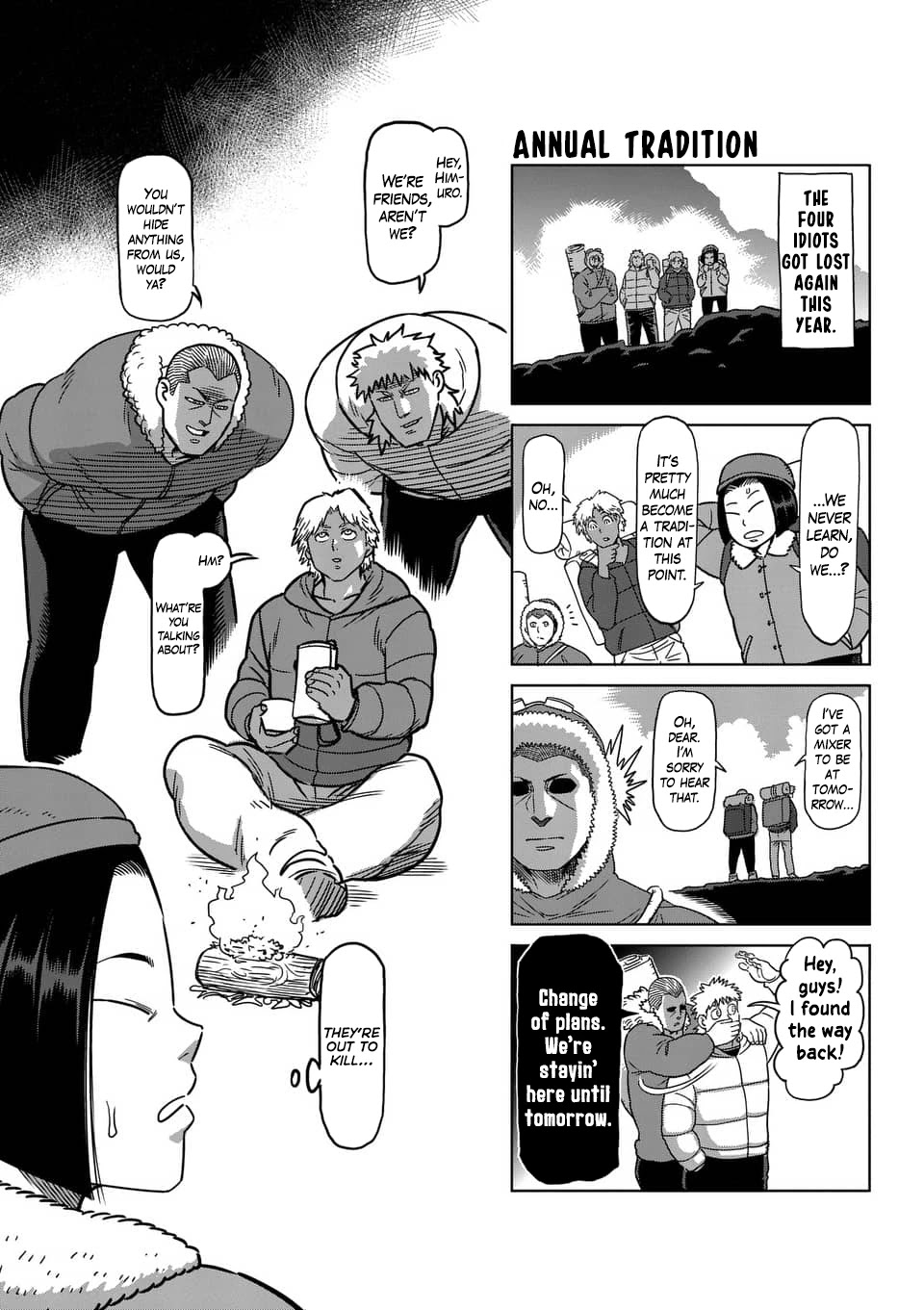 Kengan Asura Chapter 236.5 page 17 - Chapter 236.5: 4-Panel Extras (6)