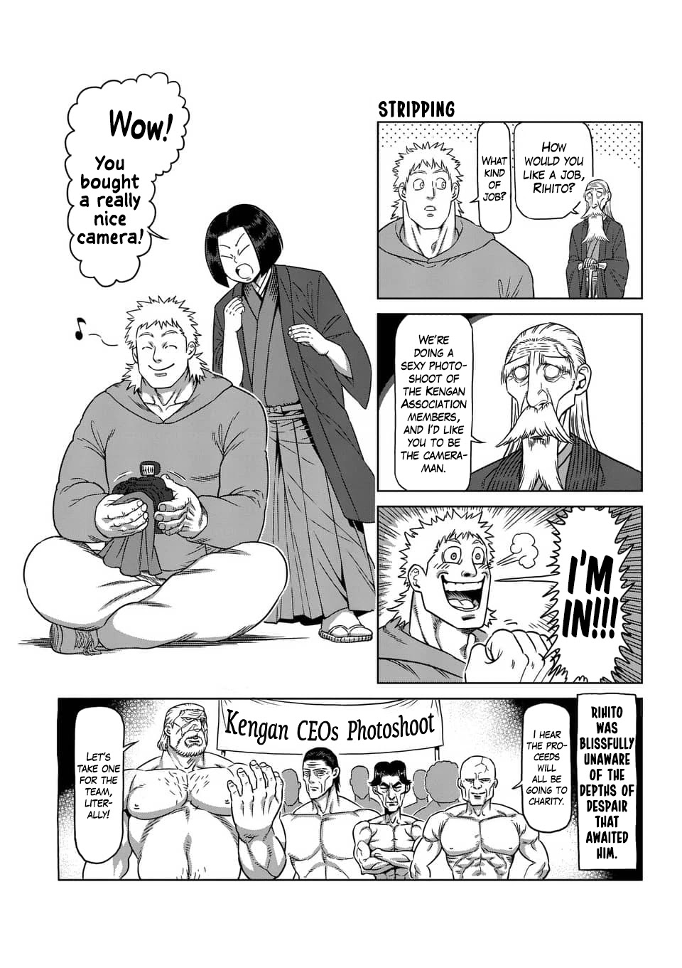 Kengan Asura Chapter 236.5 page 19 - Chapter 236.5: 4-Panel Extras (6)
