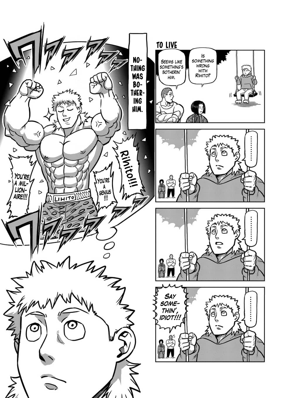 Kengan Asura Chapter 236.5 page 6 - Chapter 236.5: 4-Panel Extras (6)