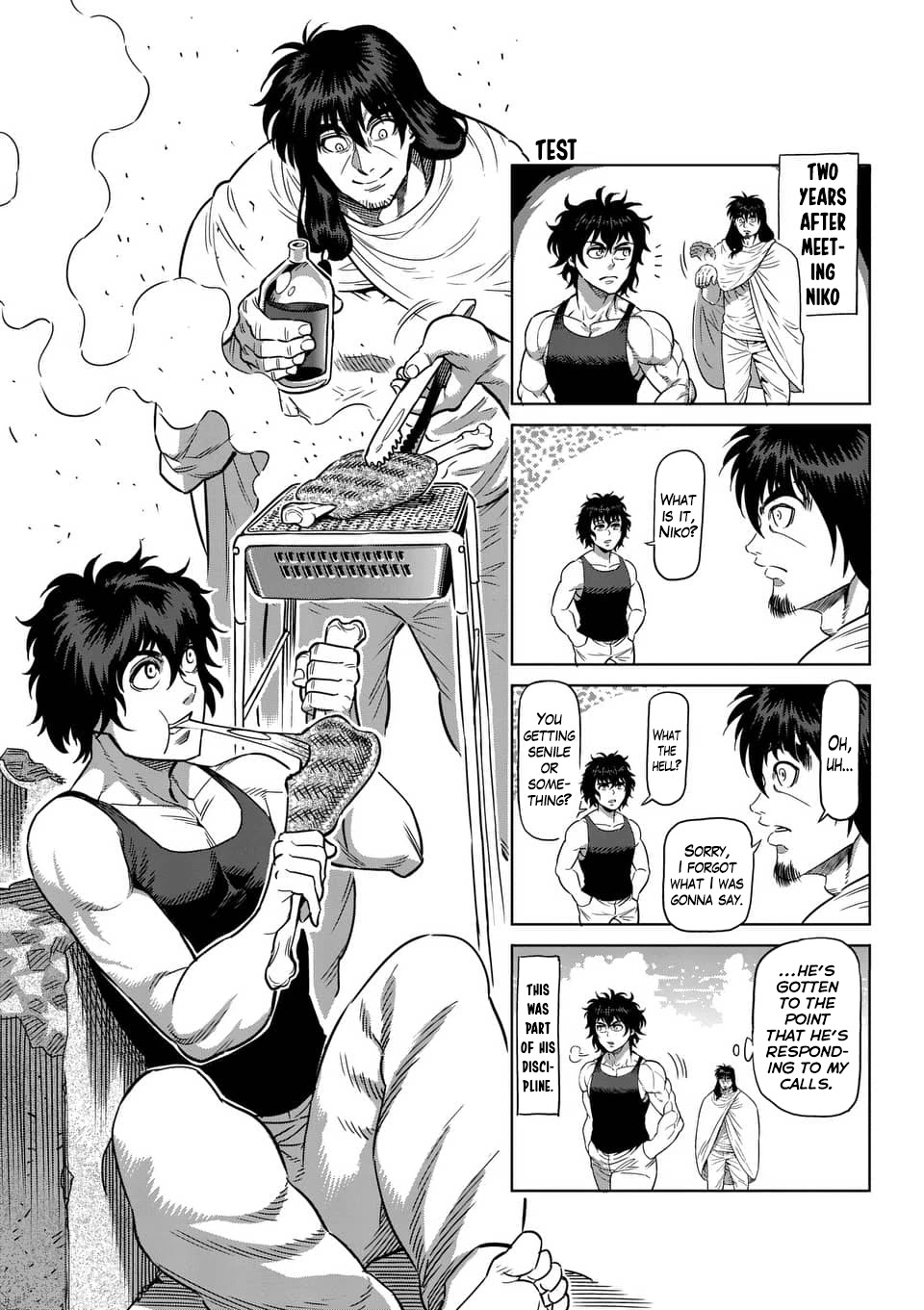 Kengan Asura Chapter 236.5 page 7 - Chapter 236.5: 4-Panel Extras (6)