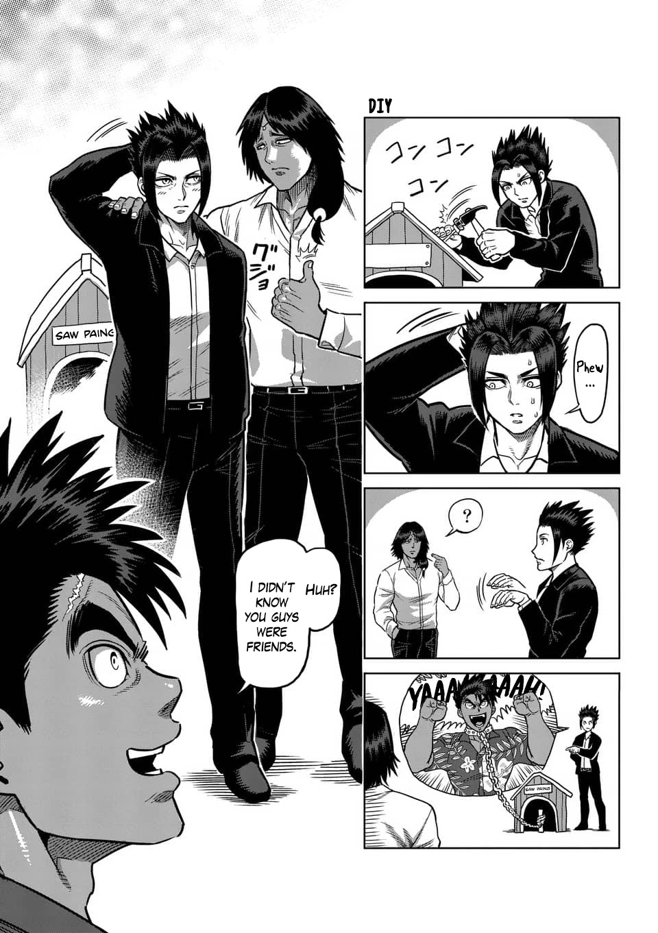 Kengan Asura Chapter 236.5 page 8 - Chapter 236.5: 4-Panel Extras (6)