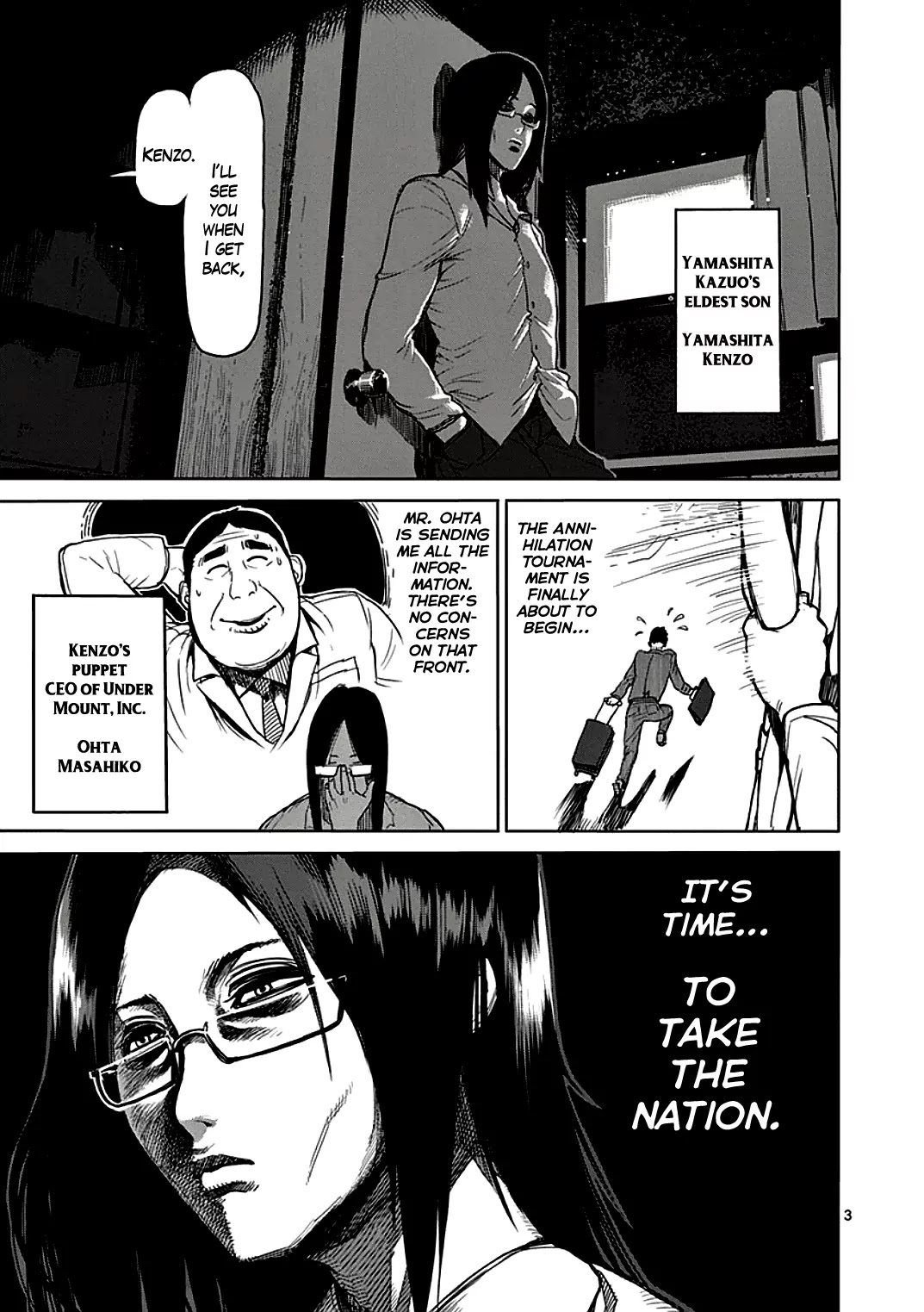 Kengan Asura Chapter 25 page 3 - Chapter 25: Departure