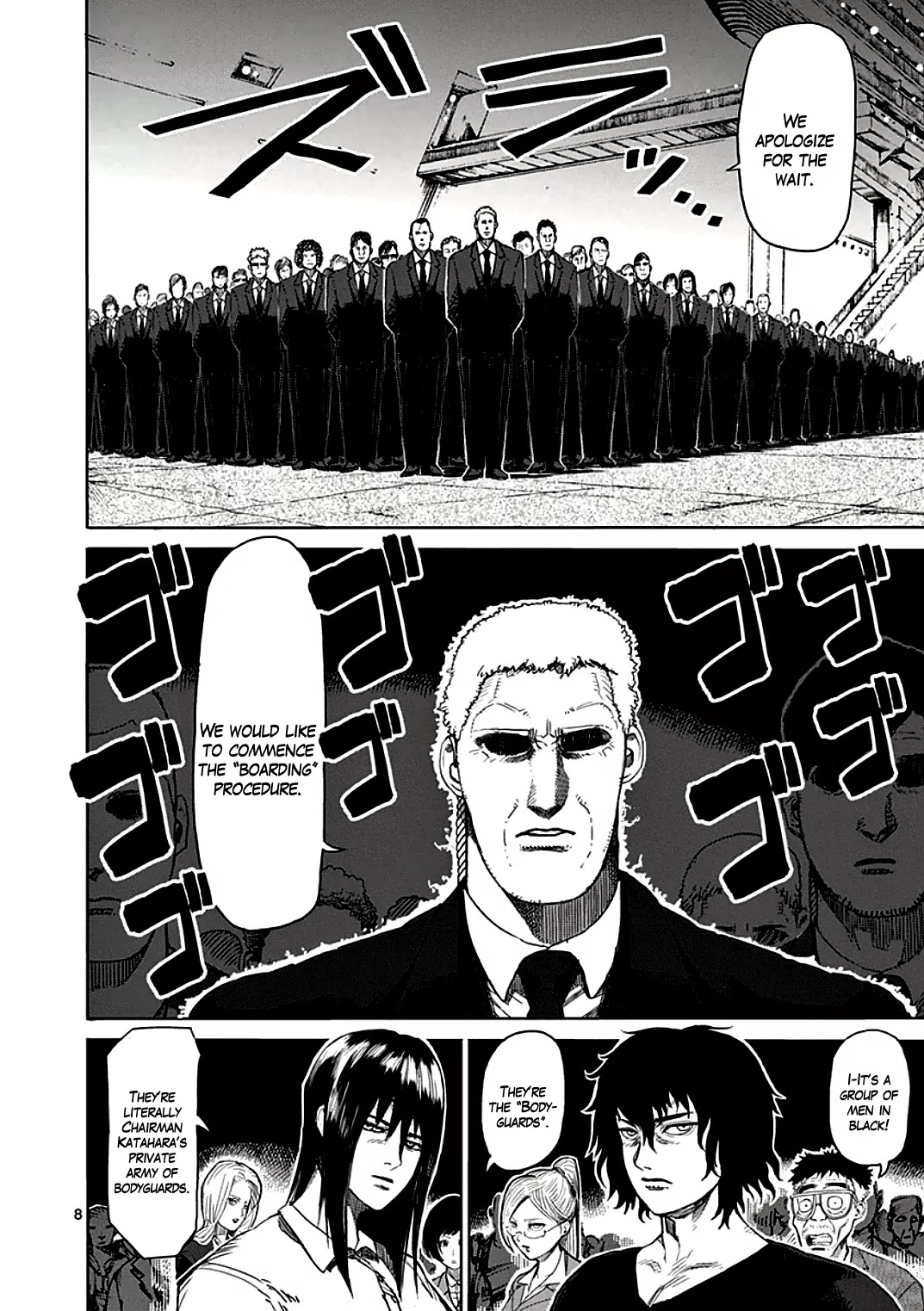 Kengan Asura Chapter 25 page 8 - Chapter 25: Departure