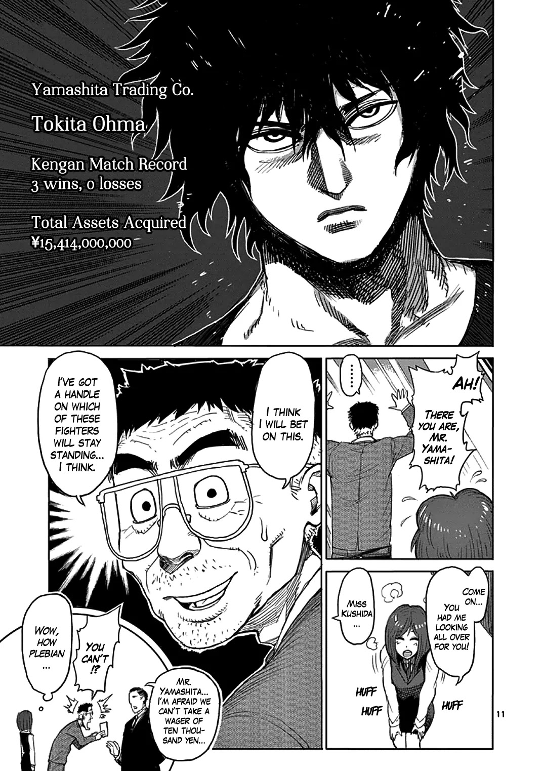 Kengan Asura Chapter 27 page 11 - Chapter 27: Melee