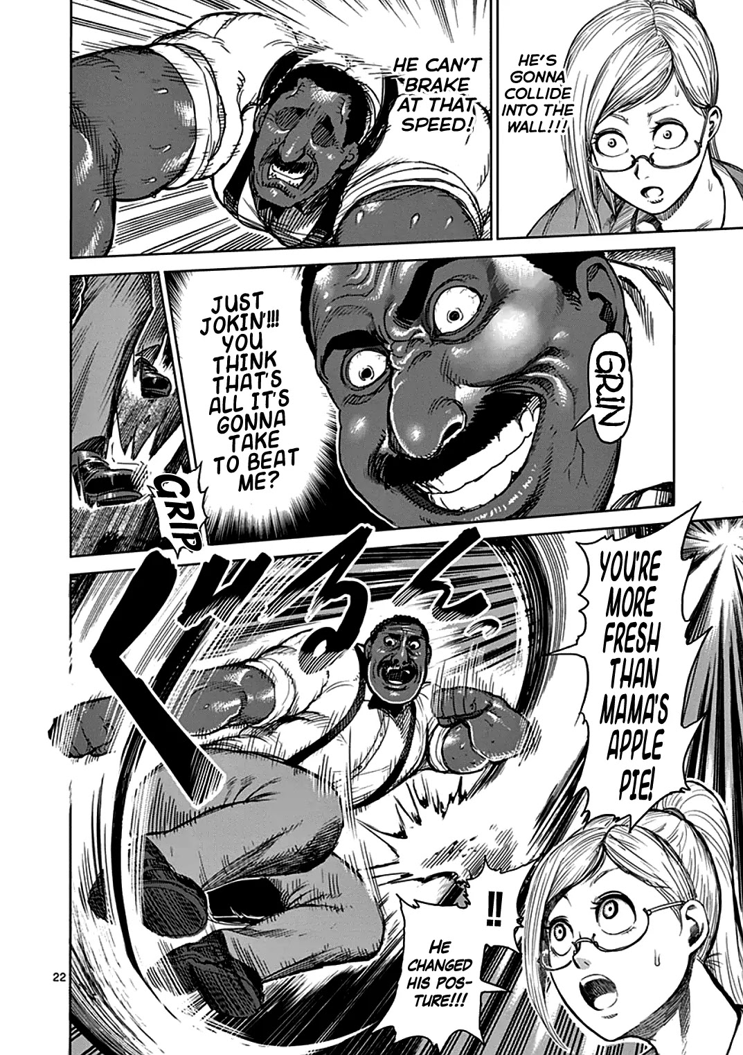 Kengan Asura Chapter 27 page 22 - Chapter 27: Melee