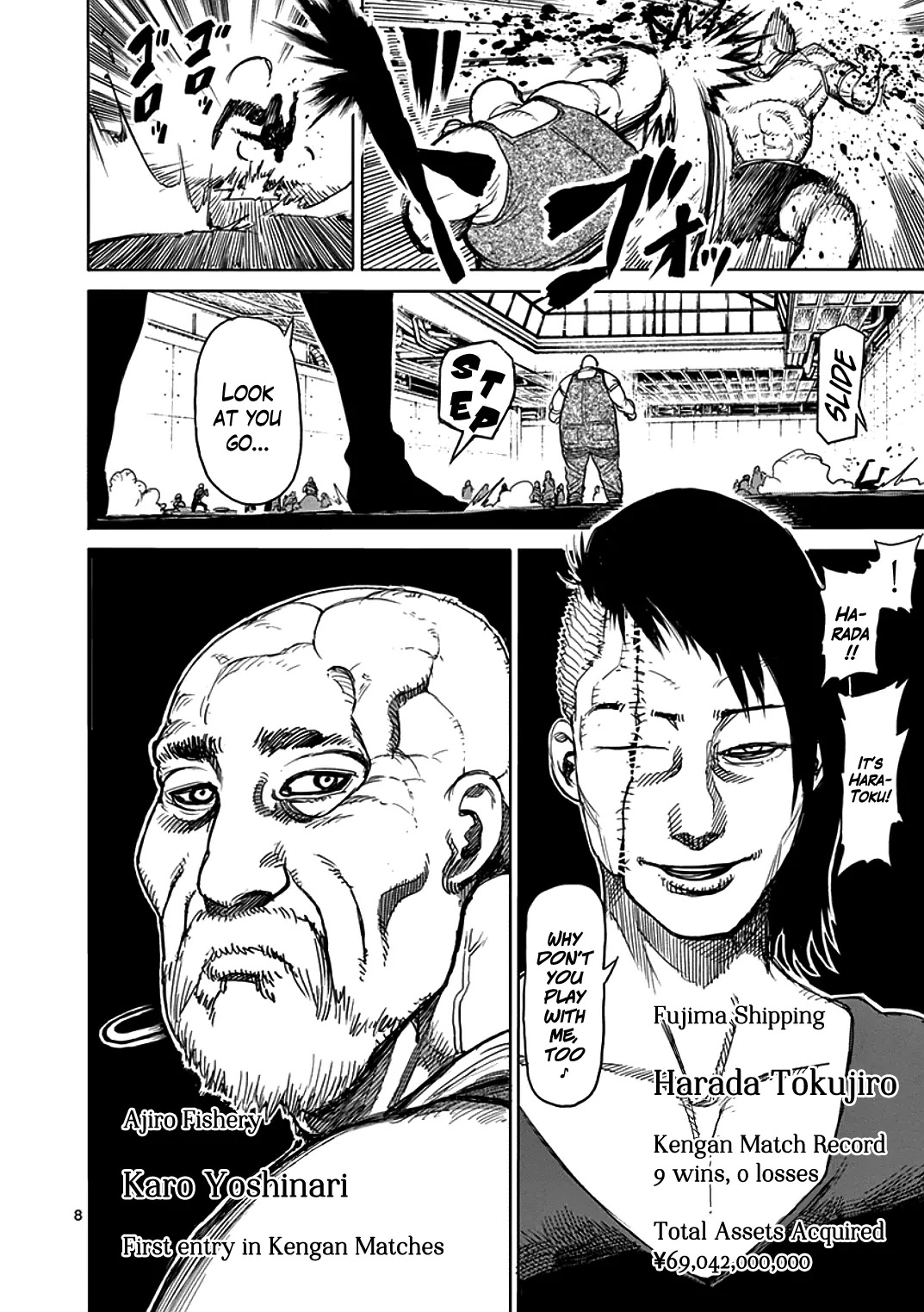 Kengan Asura Chapter 27 page 8 - Chapter 27: Melee