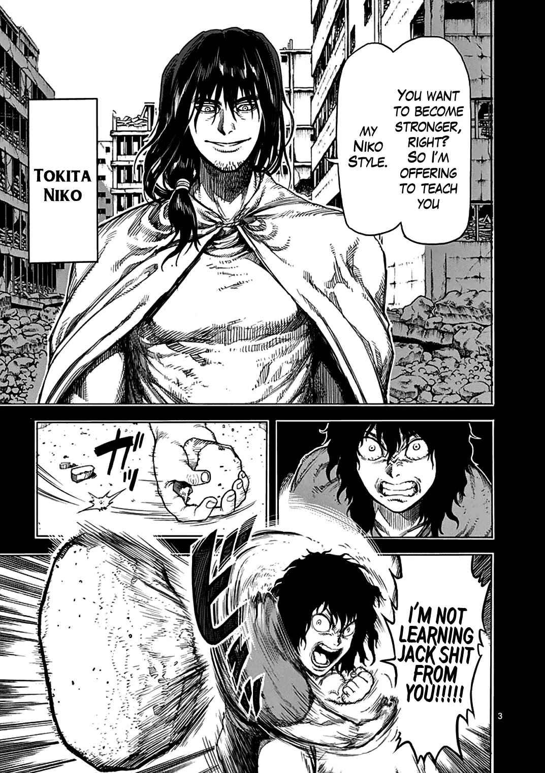 Kengan Asura Chapter 28 page 3 - Chapter 28: Indestructible