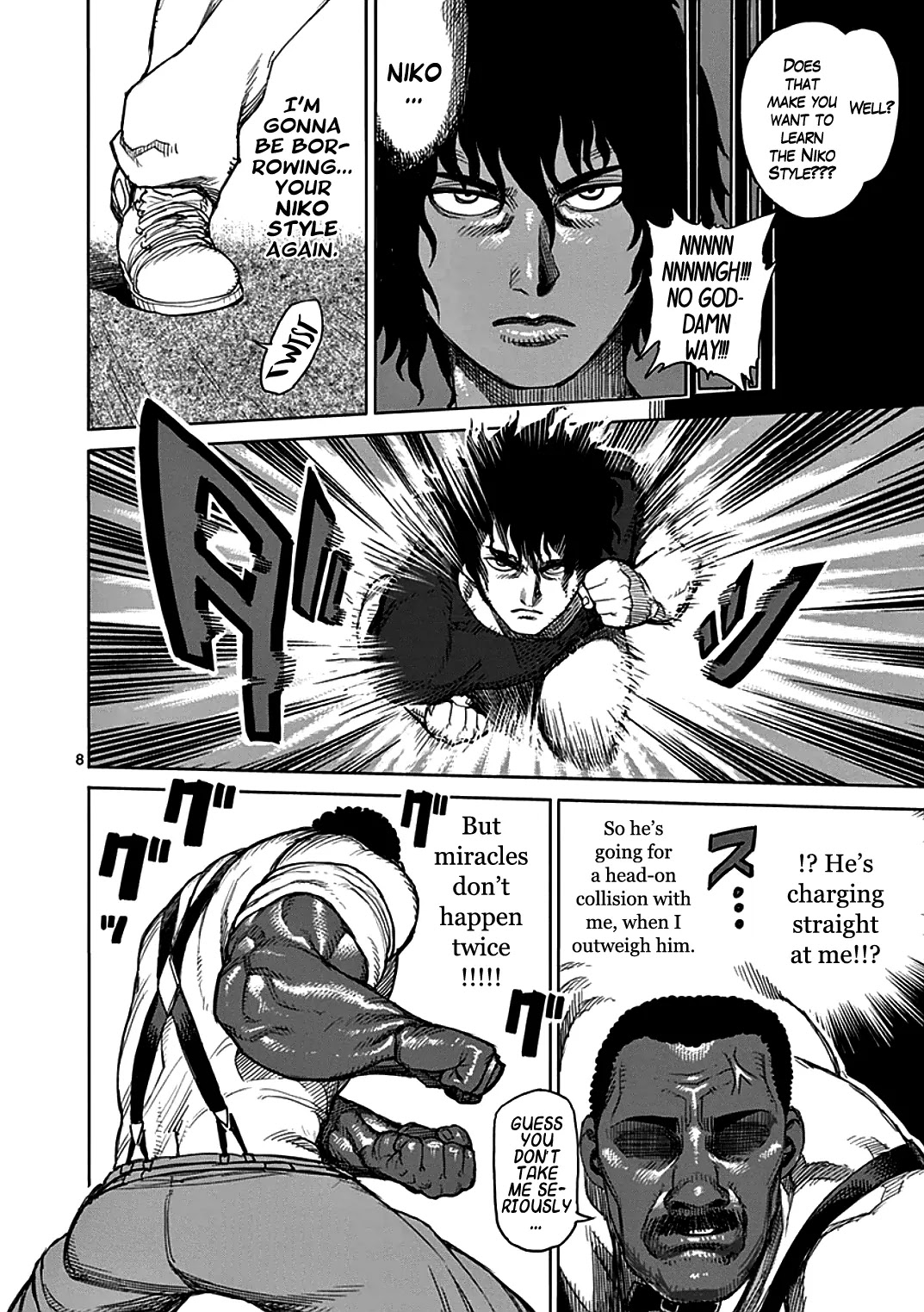 Kengan Asura Chapter 28 page 8 - Chapter 28: Indestructible
