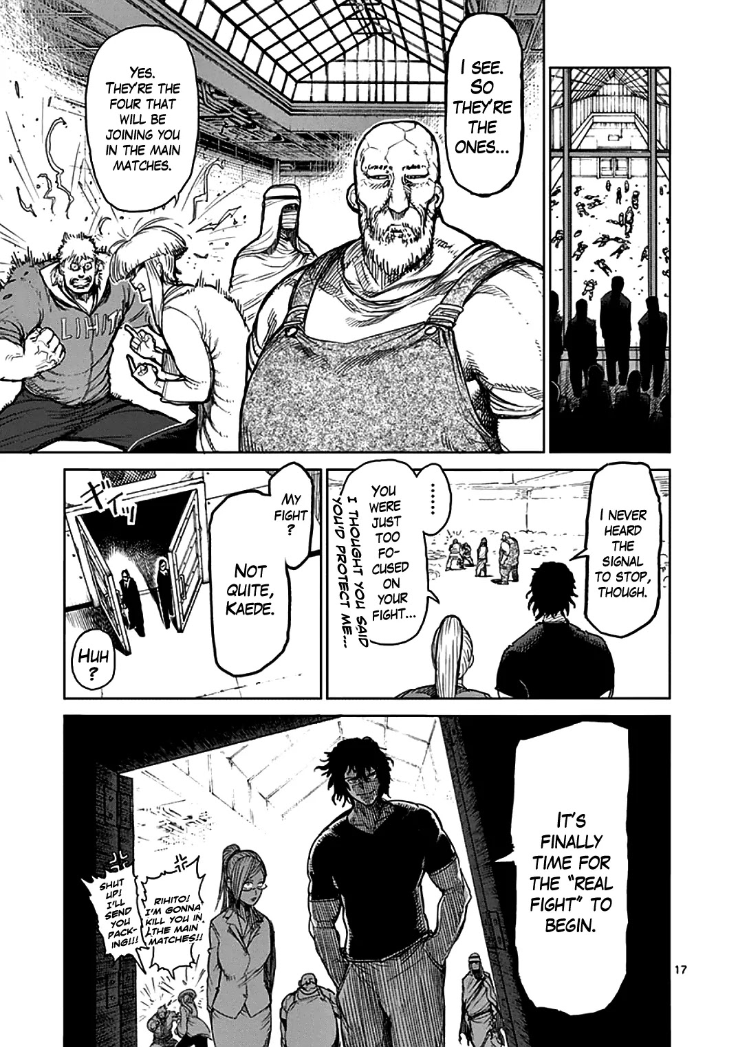 Kengan Asura Chapter 29 page 17 - Chapter 29: Five