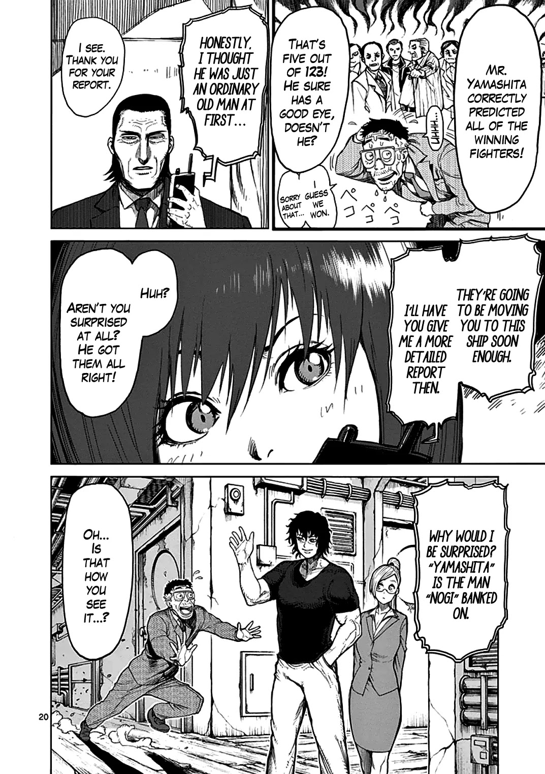 Kengan Asura Chapter 29 page 20 - Chapter 29: Five